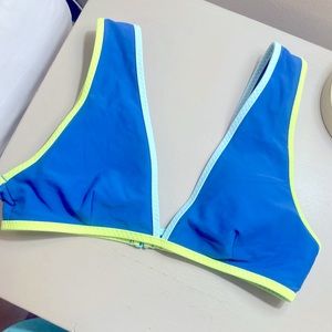 Aerie top. Cute blue, teal and lime color. Size S. Worn a handful of times.